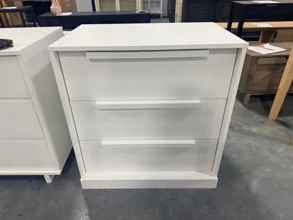 Modern 3 Drawer 29 Dresser Chest White Brand New