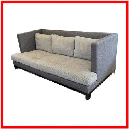 Jay Jeffers Bespoke Shelter Sofa, In The Style Of Milo Baughman