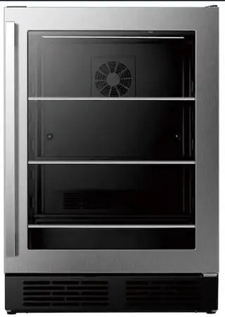 Nisense 24” 164-Can Freestanding Beverage Center Stainless Steel New.