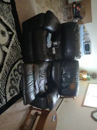 Electric.
Reclining loveseat