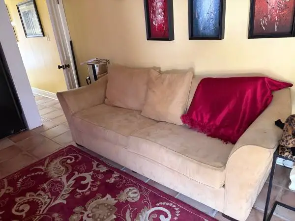 Beige Sofa Sleeper From Herwitz Furniture