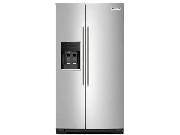 KitchenAid side-by-side refrigerator freezer 36”W x 34”D x 70”H