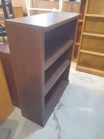 Medium size dark bookshelf