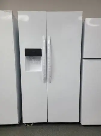 Refrigerator White side by side