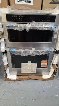 Brand new KitchenAid wall oven microwave combo with air fryer self cleaning conv