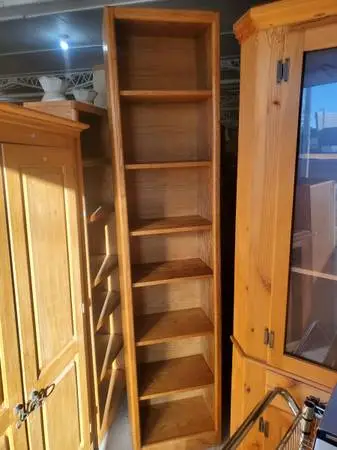 Tall narrow bookshelf