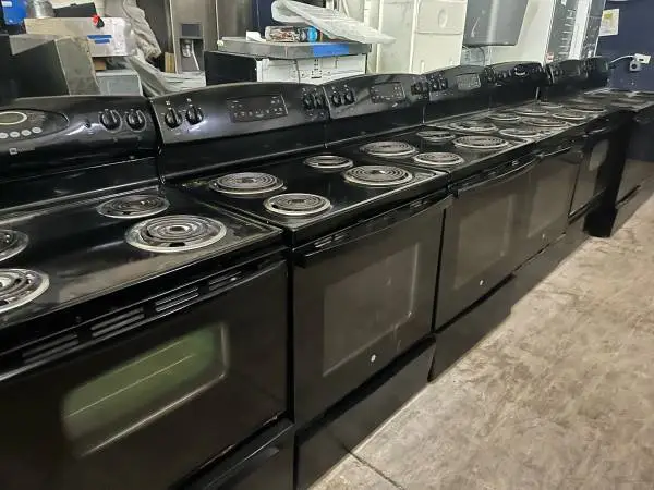 Black coil top stoves