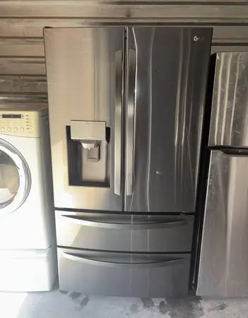 LG Stainless Steel Refrigerator And Freezer
