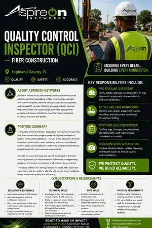 Quality Control Inspector (QCI)  - Sebring, FL