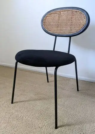 Joybird Calla Style Cane Back Dining Chair