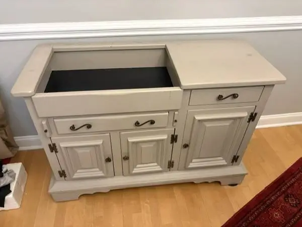 Beautiful Changing Table with Storage