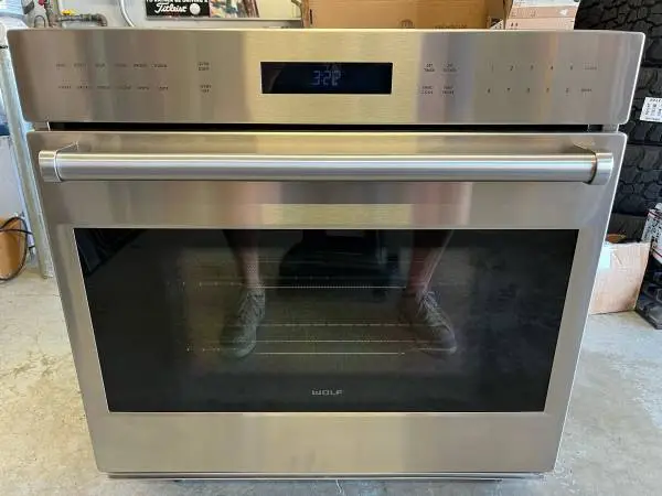 WOLF 30” Single Electric Wall Oven LIKE NEW!!