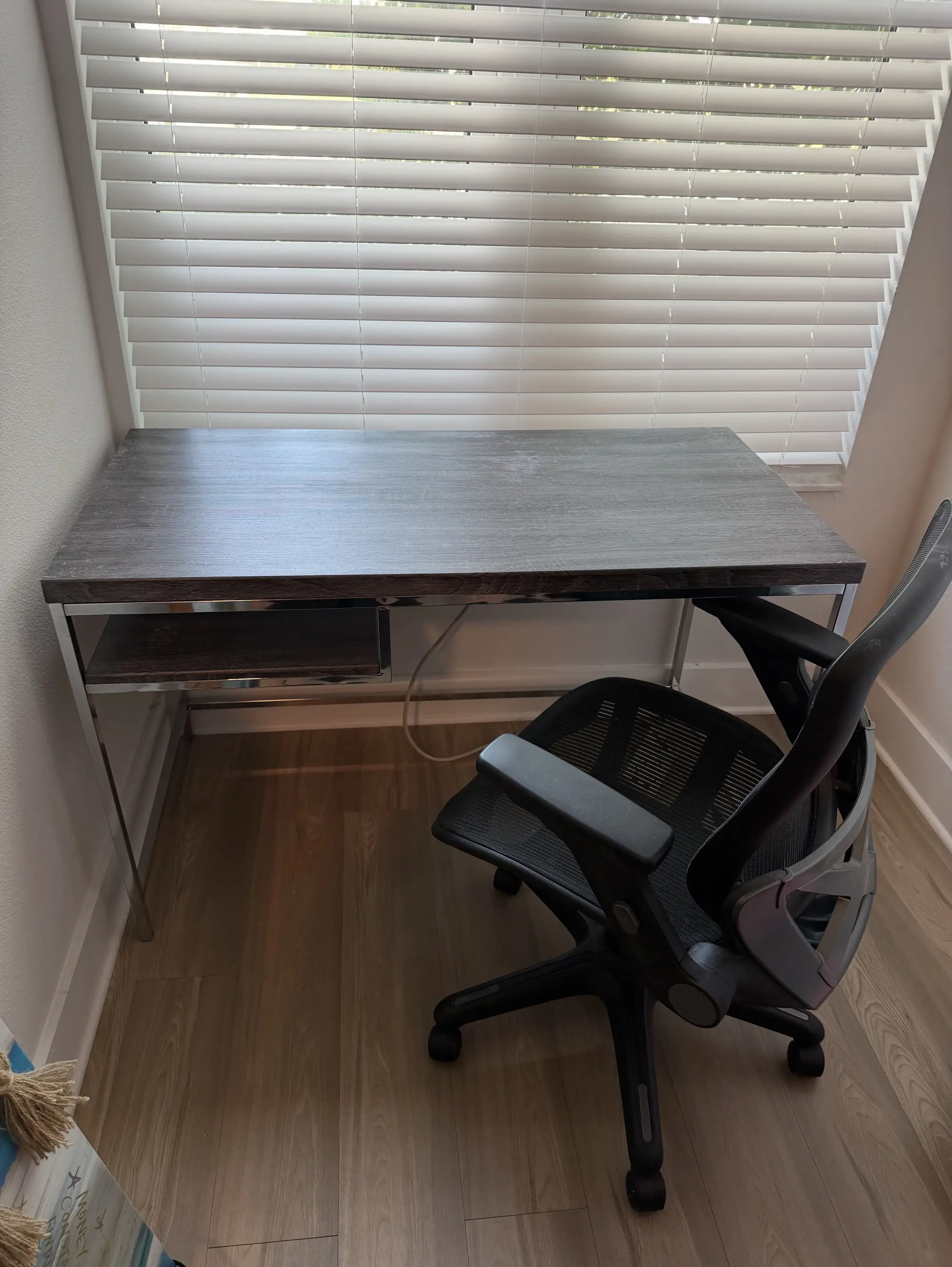 desk and chair