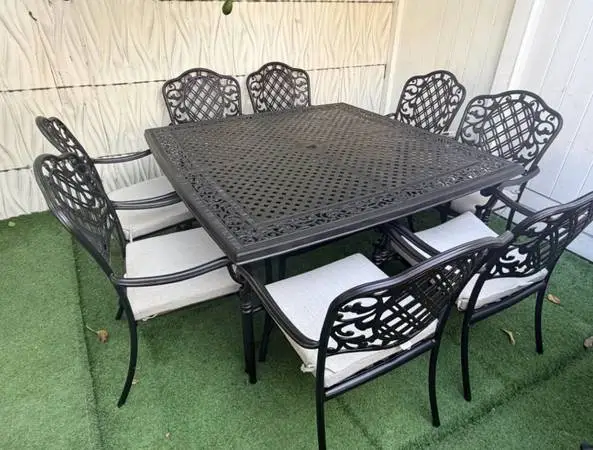 9pc Outdoor Patio Dining Table Set