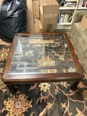 Vintage Coffee Table with Beautiful Detail