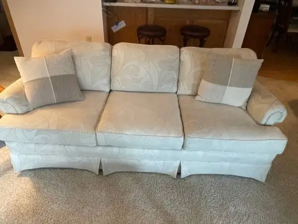 Like new “cream/tan” colored sofa and love seat