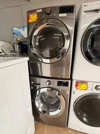 Used LG Gray WiFi Washer and Dryer