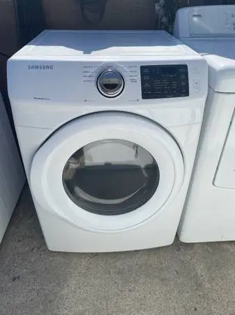 White samsung gas dryer