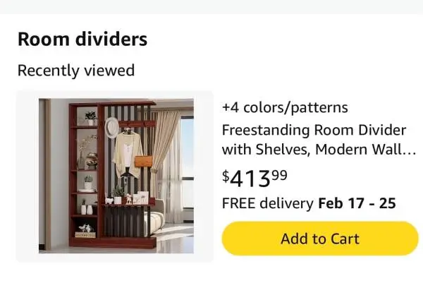 Living room partition