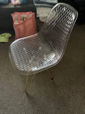 Lioons Classic Dining Dinning Chair Acrylic