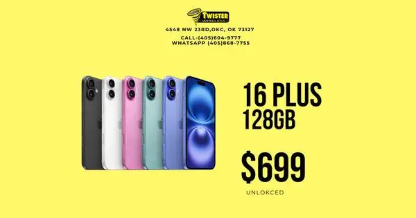 PPLE iPHONE 16 PLUS 128GB - LATEST MODEL, PERFECT CONDITION! 📱 Twiste