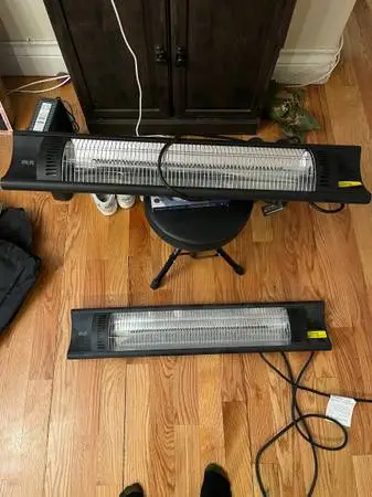 Outdoor Heating Lamps with Stands