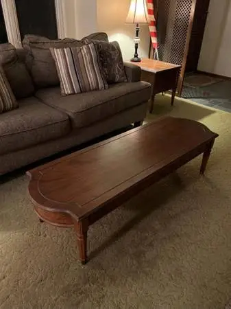 Brown Wood Coffee Table