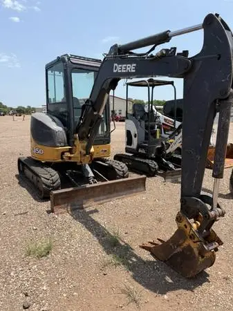 2009 John Deere 35D Cab Excavator Trackhoe for sale!