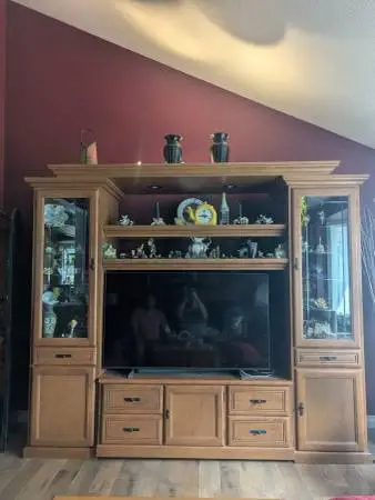 Beautiful Entertainment Center For Sale