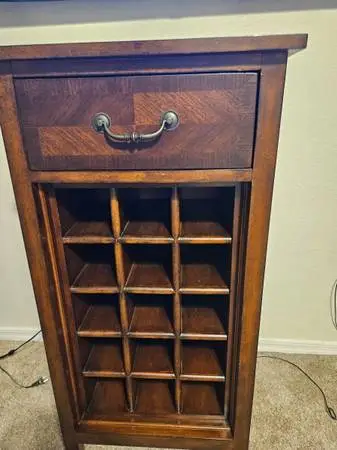 Ethan Allen Wine Cabinet