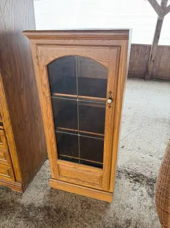 Solid Wood Corner Cabinet