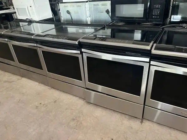 Stainless steel slide in stove