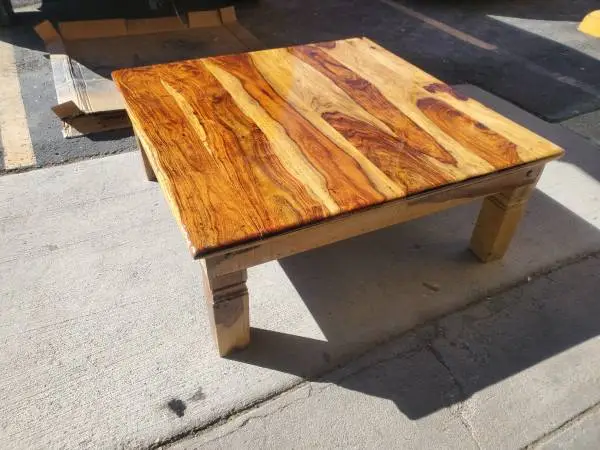 Solid sheesham wood coffee table