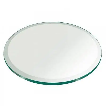 GLASSTOP FOR A TABLE ..ROUND..BIG.