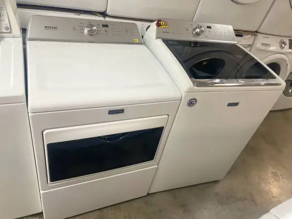 Maytag washer and dryer gas set