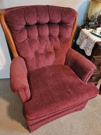 Swival Rocker / Burgandy