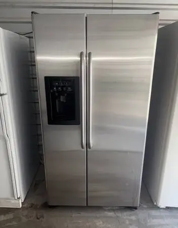 GE Stainless Steel Refrigerator And Freezer