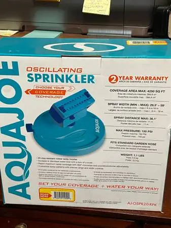Nice brand new large watering grass sprinkler