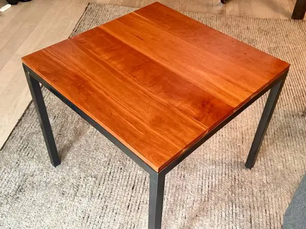 Room & Board Parsons Solid Cherry Dining Table – Custom 33 Square