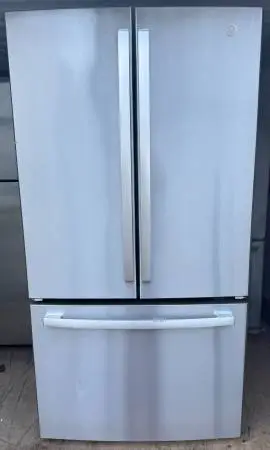 Clean & Tested GE 27 cu ft French Door Fridge Stainless — $550