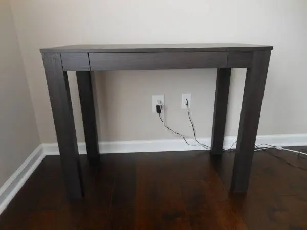 Desk New Parsons Espresso Color Excellent