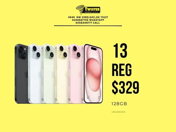 iPhone 13 128GB — Only $329 | Unlocked for Any Carrier | Twister Wireless