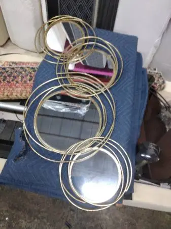Decorative Golden Mirror
