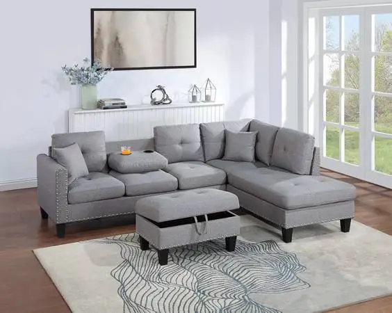 new Sectional & Ottoman modular style