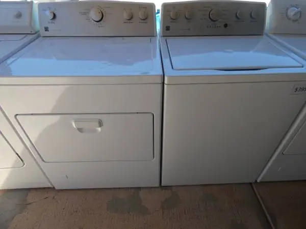 KENMORE 500 WASHER/GAS DRYER 90 day warranty some delivery