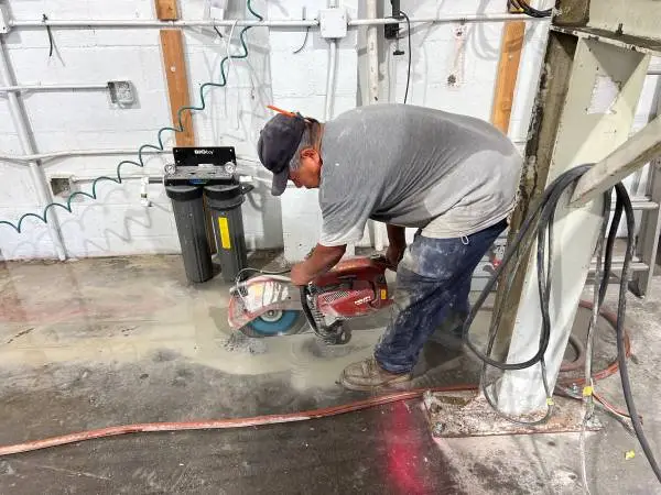 Concrete Cutting coring concrete slabs footings
