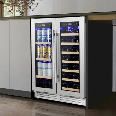 Wine Enthusiast 48 Bottle Side By Side Wine Refrigerator