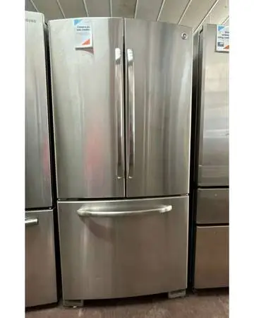 GE 3-Door Refrigerator Stainless Steel