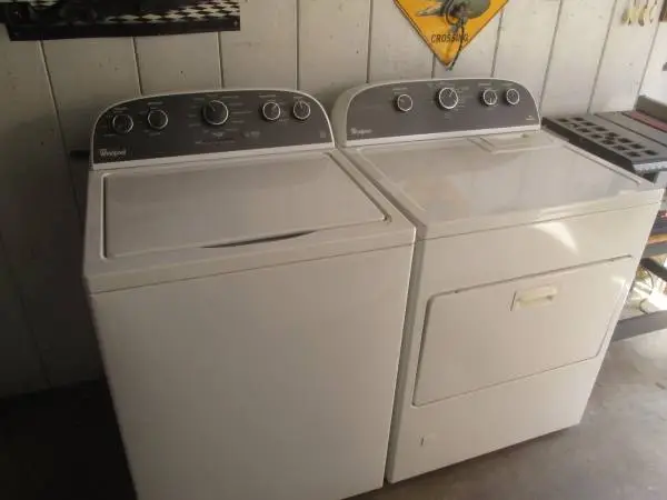 whirpool washer and gas dryer