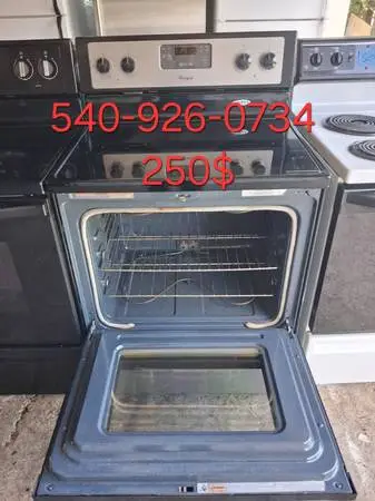 Glass stove can be tested. Pick up & Delivery available